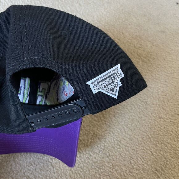Grave Digger Monster Truck Jam Vintage Embroidered Snapback Hat Cap Retro Shovel - Picture 5 of 8